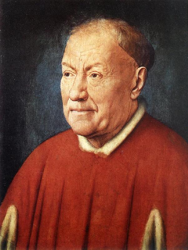 EYCK, Jan van Portrait of Cardinal Niccolo Albergati dfg oil painting image